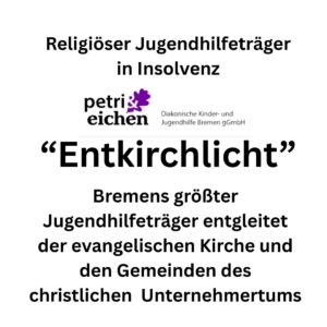 Read more about the article Kirchlicher Jugendhilfeträger insolvent